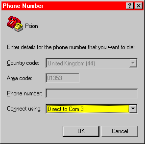 The Phone Number Window