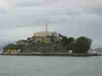 Alcatraz Island in the San Francisco Bay 